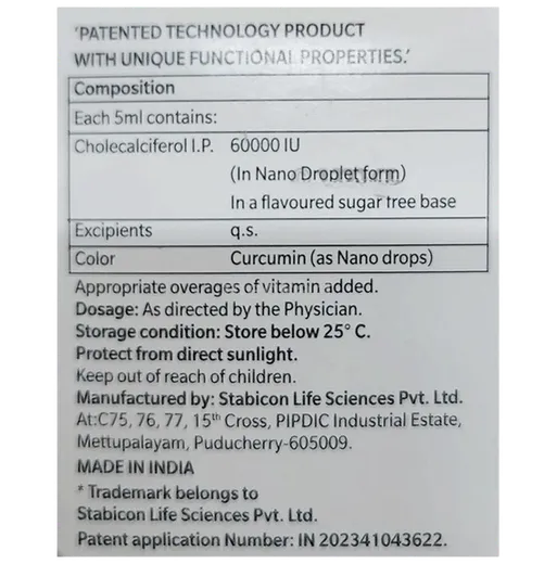 uns d3 60000iu oral solution